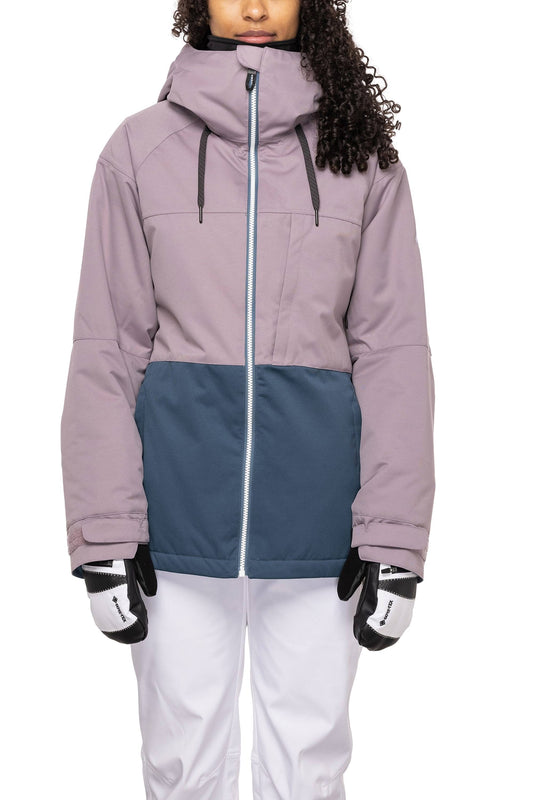 686 Athena Insulated Jacket - Women s M White Geo Colorblock