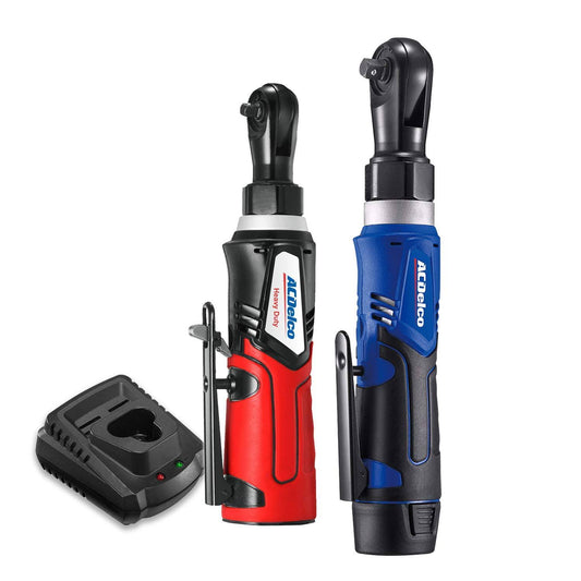 Acdelco Arw1209-K9 G12 Series 12v Li-Ion Cordless & 3/8 Ratchet Wrench Combo Tool Kit With Canvas Bag