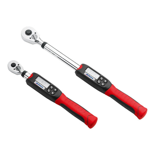 Acdelco Arm601-34 3/8 & Heavy Duty Digital Torque Wrench Combo Kit With Buzzer And Led Flash Notification - Iso 6789 Standar